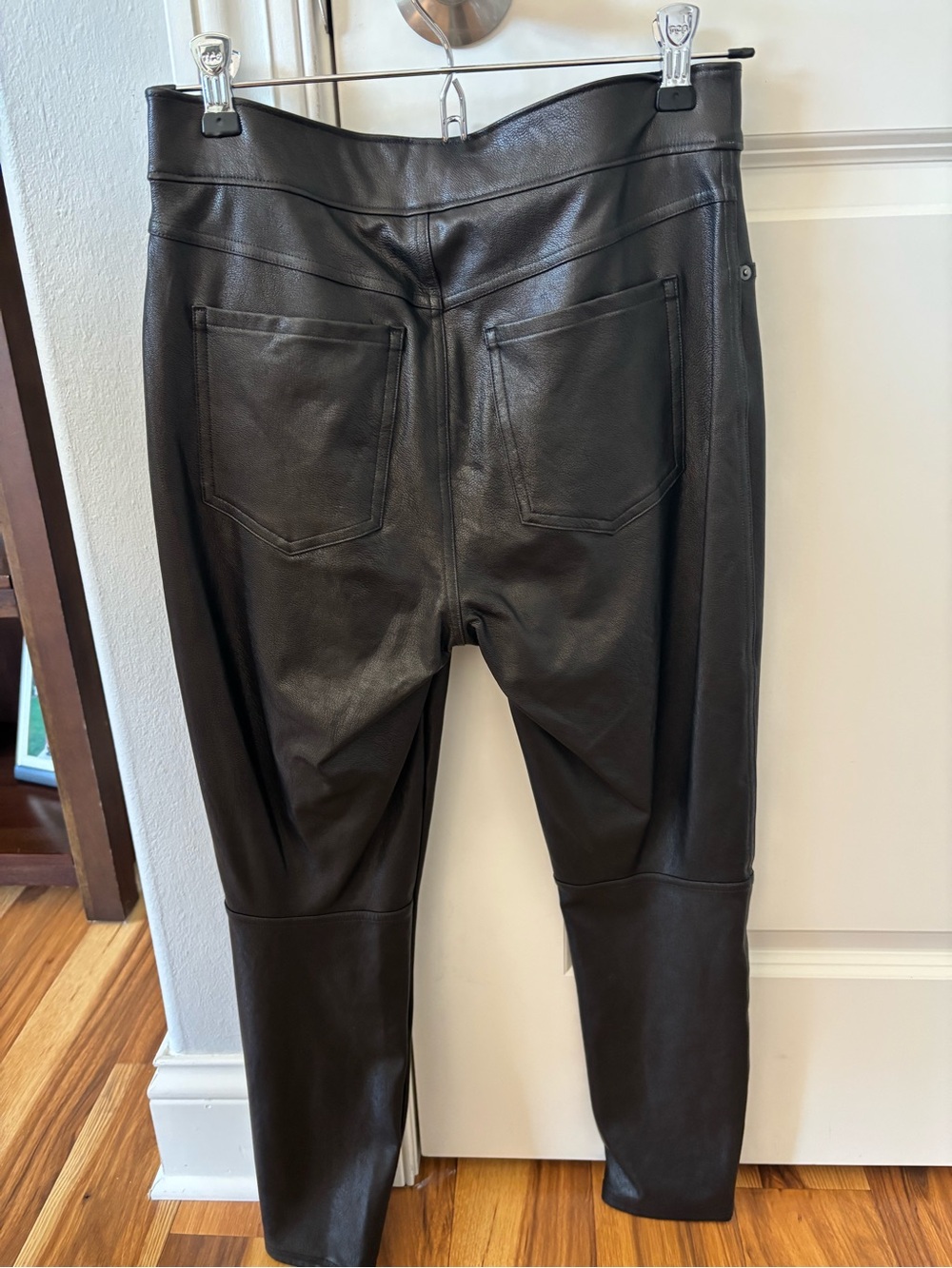 SPANX Black Faux Leather Leggings - Picture 2 of 5